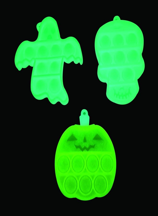 Geddes Raymond Geddes Glow-in-The-Dark Halloween Pop 'N' Toys (18 Pack) Sensory Toddler Popper for Relaxing - Fun Halloween Bulk - Image 2